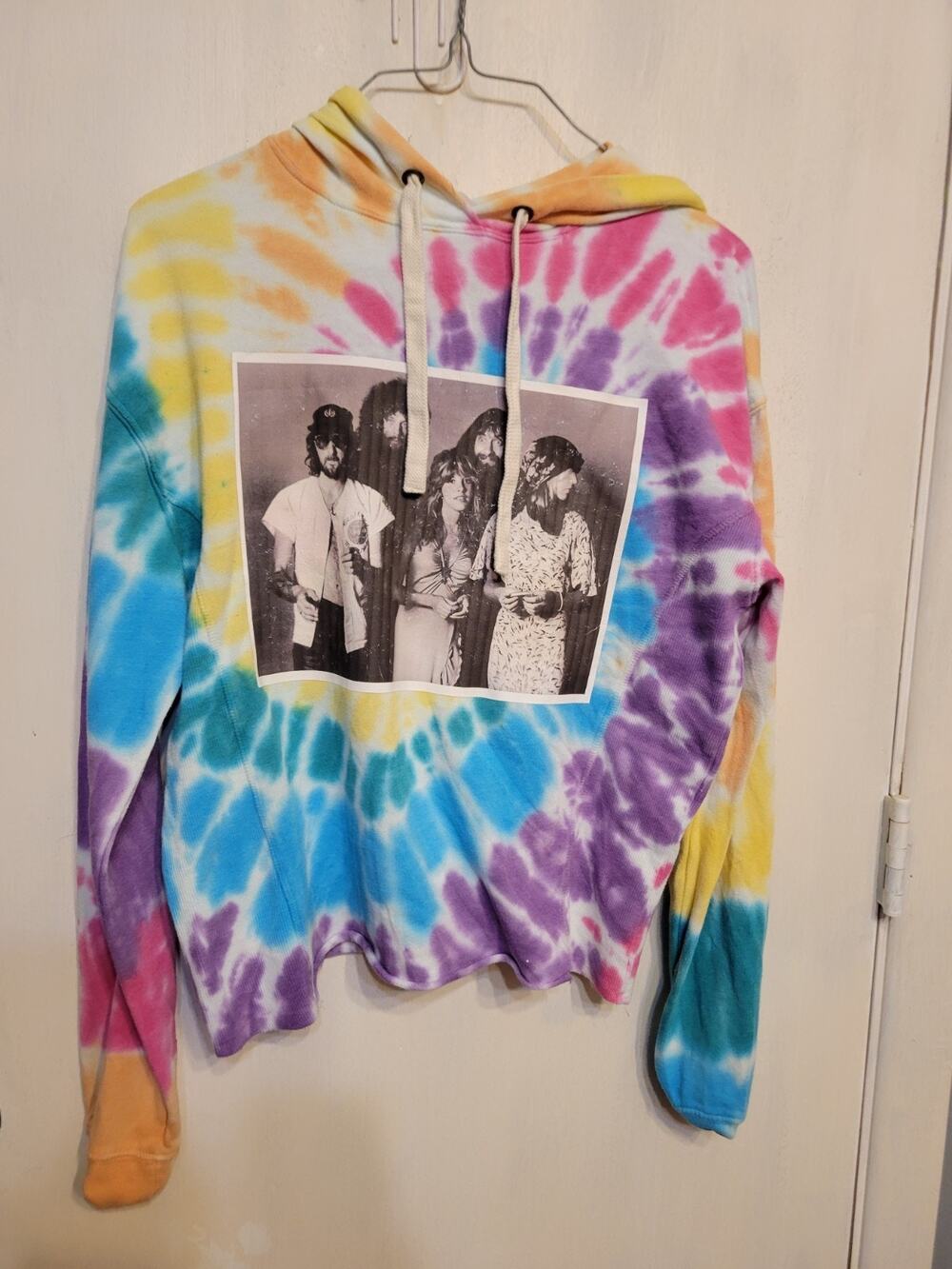 Juniors 11 13 Tye Dye Tie Hoodie W Fleetwood Mac